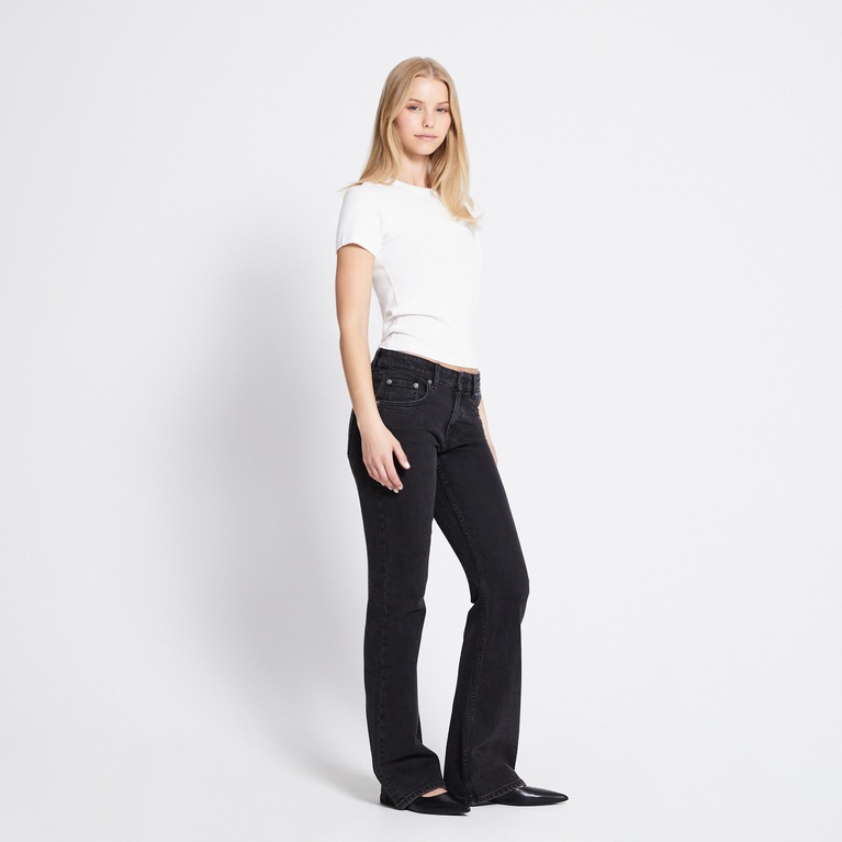Low waist bootcut jeans "Low Boot" Black 2